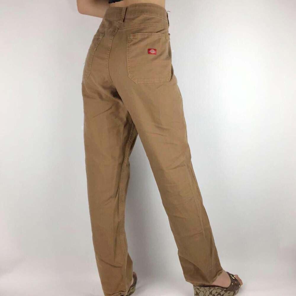 Dickies Men's Tan and Red Trousers